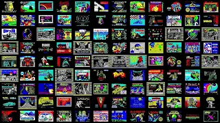 Loading of ZX Spectrum 108 Game Loading Screen 4K 50fps