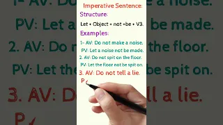 Active and Passive Voice. Imperative Sentence Video-2