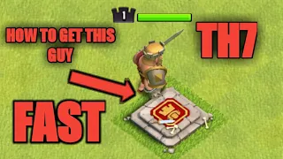 FASTEST WAY TO UNLOCK THE BARBARIAN KING!!! TH7!!!