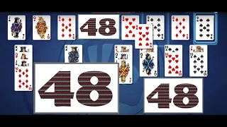 Microsoft Solitaire Collection | FreeCell | Hard | January 21 2017 | 48 moves!