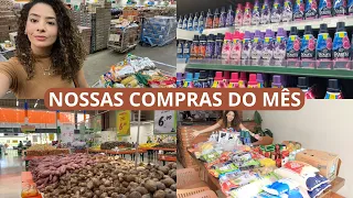 VLOGANDO NO MERCADO ATACADISTA, MOSTREI PREÇOS + QUANTO GASTAMOS