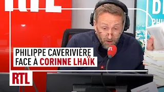 Philippe Caverivière face à la journaliste Corinne Lhaïk