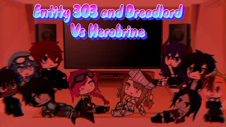 Rainimator characters react to Entity 303 and Dreadlord vs Herobrine By SashaMT Animations part 1