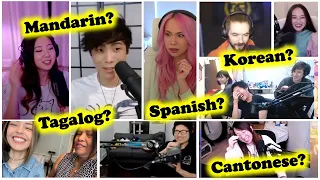 Compilation of OTV & Friends speaking other languages | ft. Toast, Jacksepticeye, Sykkuno, Lilypichu