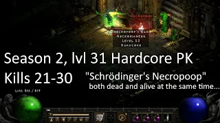 Diablo 2 Resurrected Season 2 - lvl 31 Hardcore PK Paladin kills 21-30