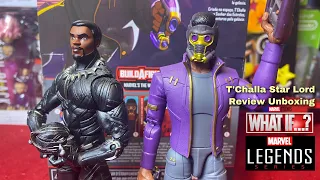 Marvel Legends Marvel Studios What If Wave T’Challa Star Lord Review Unboxing