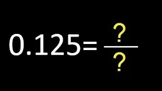 0.125 a fraccion . as fraction . decimal a fraccion