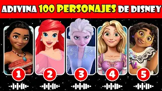 Adivina Los 100 PERSONAJES DE DISNEY Por Las MEJORES 250 CANCIONES DE DISNEY 🎁🎉 Elsa, Moana |NT Quiz