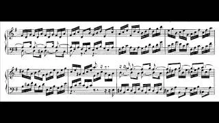 Hamelin plays Bach - Gigue from French Suite No. 5 Audio + Sheet music