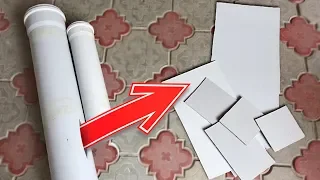 How to make sheet plastic at home for crafts and home-made