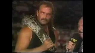 Mean Gene Okerlund interviews Jake Roberts about Ted DiBiase (10-01-1989)