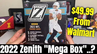 Are These 2022 Zenith Football "Mega" Boxes Worth The $50 Cost? What Are The 3 Random Cards?!