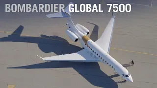 Bombardier’s New Global 7000 (Now 7500) Business Jet Debuts at NBAA 2017 – AINtv