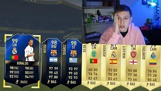 FIFA 17 - TOTY MESSI & TOTY RONALDO PACK OPENING CHALLENGE