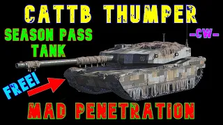 CATTB Thumper Mad Penetration -Season Pass Tank- ll Wot Console-World of Tanks Console Modern Armour