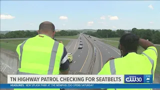 THP checking for seatbelts in Shelby County. Here's when and where