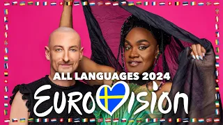 All Languages Used in Eurovision 2024