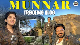 Munnar Trekking Vlog 🏕️⛺🚙 | எப்பா உயிர் பொழச்சி வந்து இருக்கோம் 😓😳| Explore with Naresh & Papri