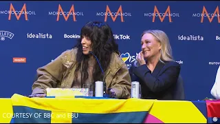 🇸🇪 Loreen at the Press Conference (First Semi Final Qualifiers)