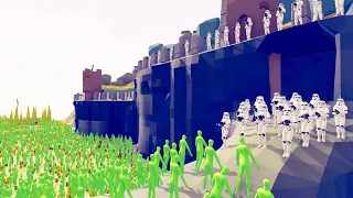 Zombies invaded the Helms Deep & Starwars Defend Castle - Totally Accurate Battle Simulator TABS