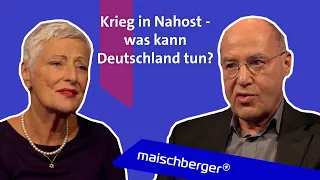 Marieluise Beck (B'90/Grüne) und Gregor Gysi (Die Linke) über die Lage in Nahost | maischberger