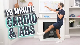 NEW!!!! 20 Minute FAT BURNING Cardio & Abs HOME HIIT Workout | The Body Coach TV