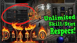 How To Have INFINITE RESPECS in Diablo 2 Resurrected!!