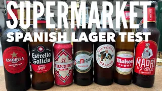 What Is The Best UK Supermarket Spanish Lager? | Beer Expert Tries 7 Different Spanish Lagers!!