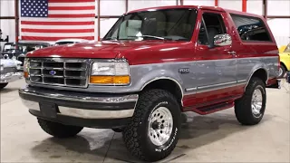 1995 Ford Bronco Red gray