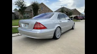 Mercedes S500 W220 Actual Straight Pipe (No Cats or Mufflers)