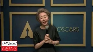 Oscar Winner Yuh-Jung Youn Full Press Room Speech | THR