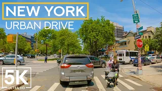 Exploring New York City from a Car Window - Arverne to Brooklyn and Back - 5K City Drive Video