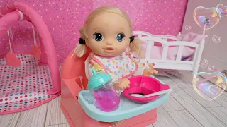 Baby Alive doll Pumpkins Night Routine Feeding and changing