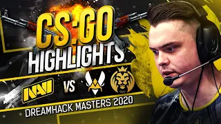 Хайлайты NAVI vs Vitality и MAD Lions на DreamHack Masters Spring 2020