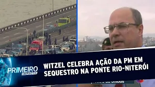 Witzel celebra ação da PM em sequestro na Ponte Rio-Niterói | Primeiro Impacto (20/08/19)