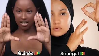 Challenge Indian makeup Guinée 🇬🇳 & Sénégal 🇸🇳