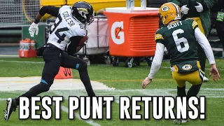 NFL Punt Returns for Touchdowns 2020-21 Season