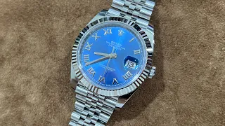 Rolex Datejust 41 Azzuro Blue Dial Review