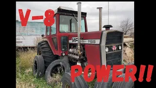 Will it start?  Junk yard Massey Ferguson 1155