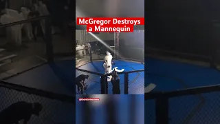 Conor McGregor Wrecks a Mannequin