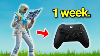 1 WEEK Fortnite Controller Progression (Noob to Pro)