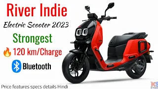 New River indie Electric scooter 2023 advanced features specs all colors price details hindi.