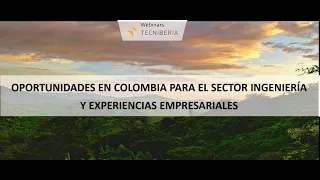 Oportunidades en Colombia para el sector Ingeniería y experiencias empresariales