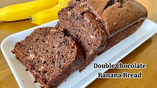 Double Chocolate Banana Bread - Easy and Delicious Recipe