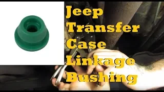 HOW TO - Replace Transfer Case Linkage Bushing - JEEP