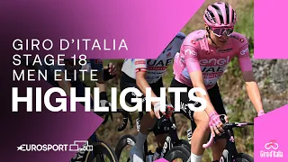 ELECTRIFYING SPRINT! ⚡️ | Giro D'Italia Stage 18 Race Highlights | Eurosport Cycling