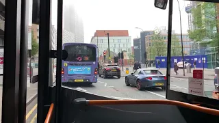 Stagecoach Bus Manchester On Loan To Sheffield 10456 Arriving At To City Centre