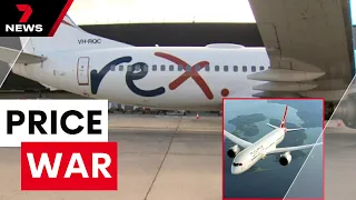 Small Australian airline's new cross-country route triggers price war | 7 News Australia