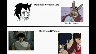 Devilman Crybaby lore vs Devilman Ova lore