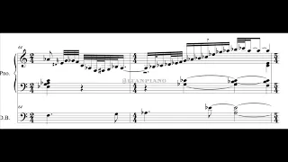 Sun Glimpse - Gerald Clayton (piano/bass transcription)